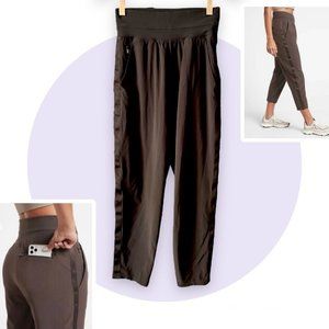 Athleta Nolita Slim Tapered Crop Brown Pant